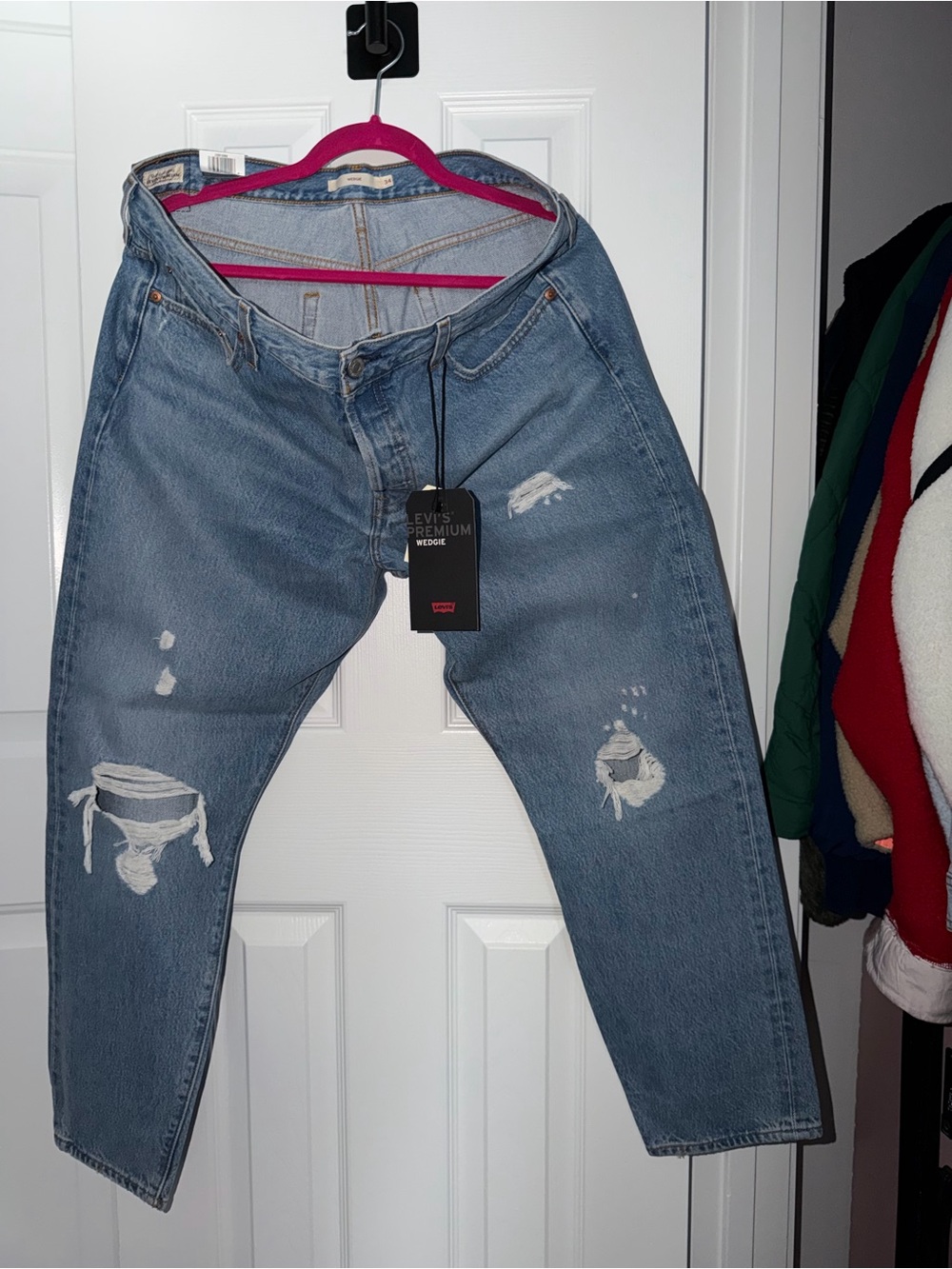 NWT | Levi's Premium Wedgie Straight Ankle Jeans